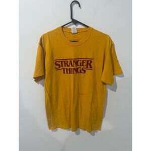 Stranger Things Glitter Letters T-Shirt Size L